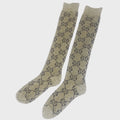 Gaudy Glimmer Socks - brown