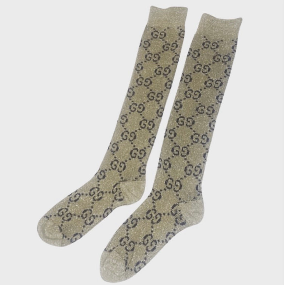 Gaudy Glimmer Socks - brown