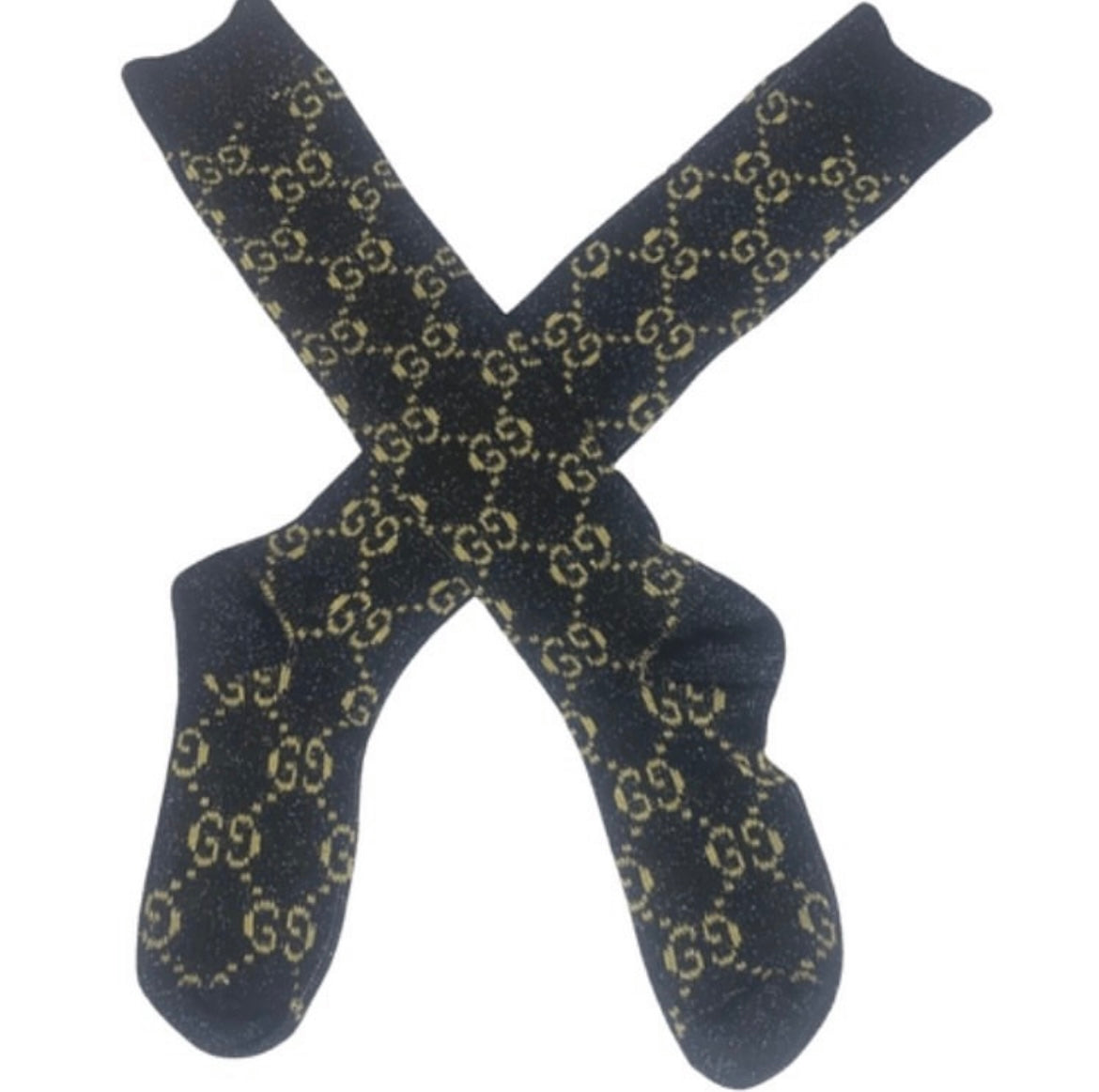 Gaudy Glimmer Socks - black