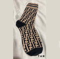 Fashion Forward Socks - tan